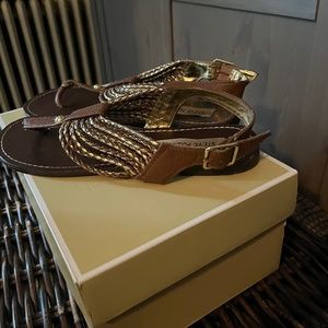 Steve Madden leather thongs
